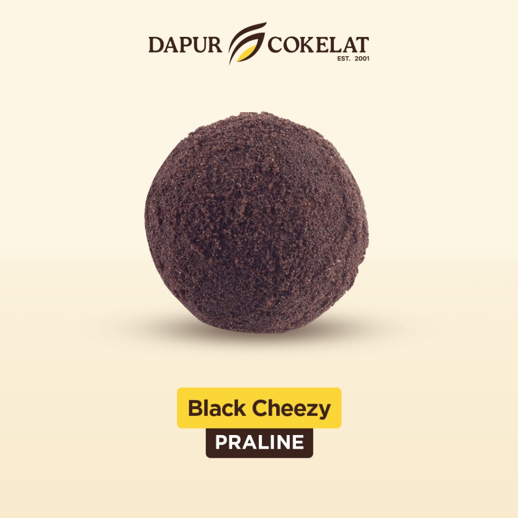 

DAPUR COKELAT - Black Cheesy Praline | Dark Chocolate Premium dengan Isian Keju