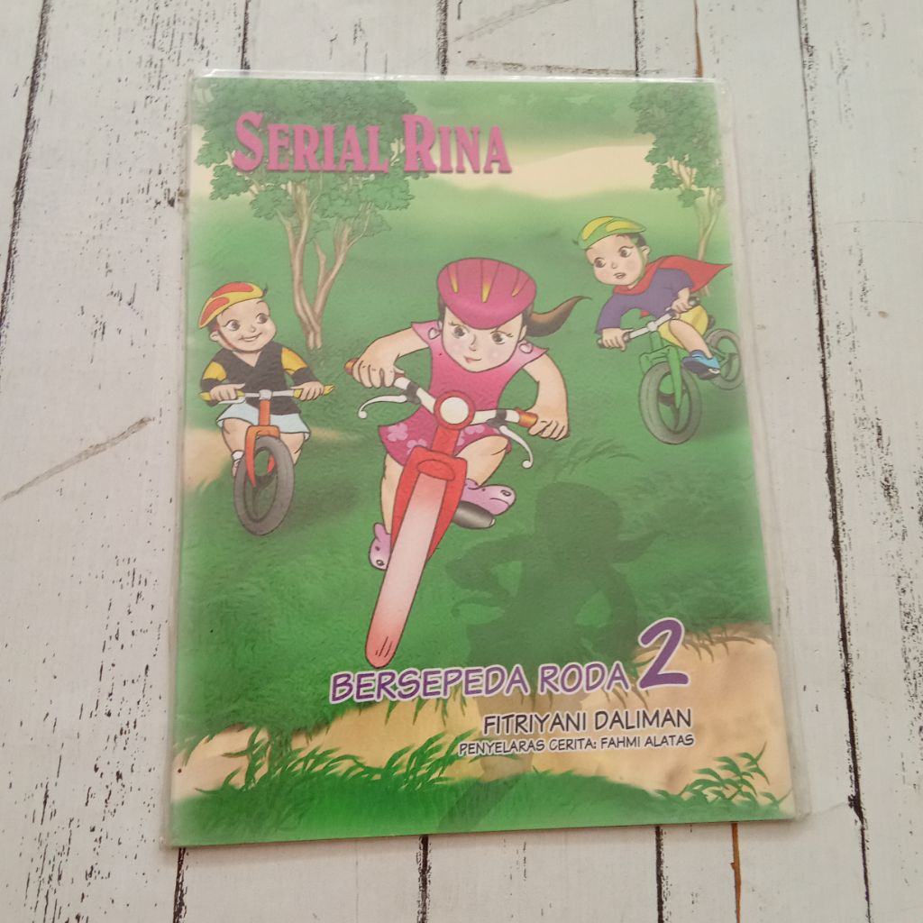 BUKU ANAK BERSEPEDA RODA DUA // SERIAL RINA