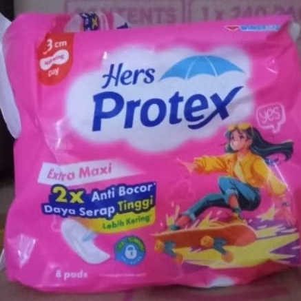 Hers Protex extra maxi isi 8 pcs