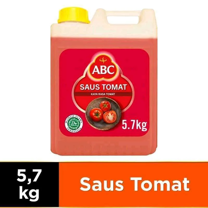 

ABC Saus Tomat Kemasan Jerigen 5,7 Kg