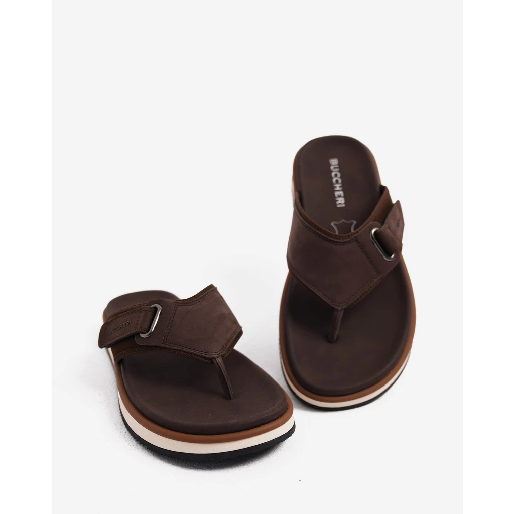 BUCCHERI Sandal Kulit Pria Kata - BR3272