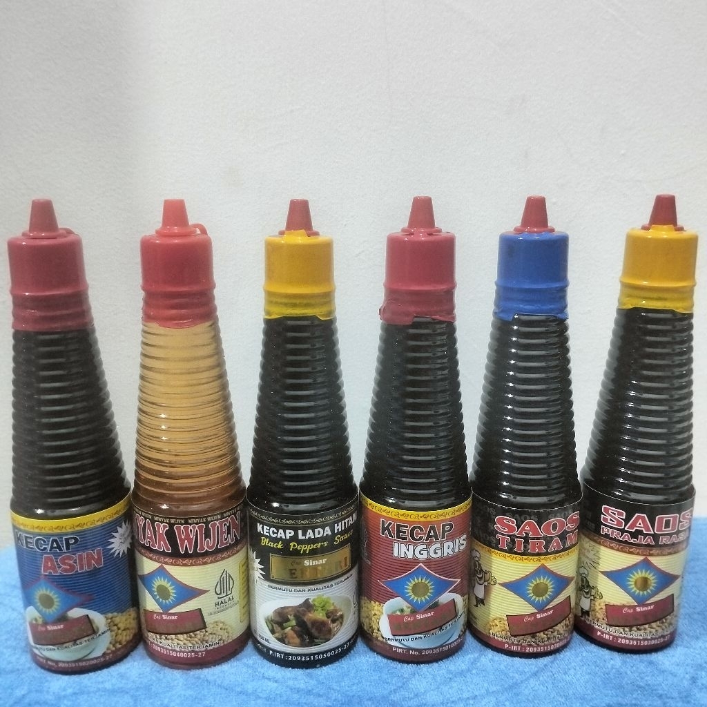 

Mentari saos tiram raja rasa minyak wijen kecap asin kecap inggris kecap lada hitam 150 ml