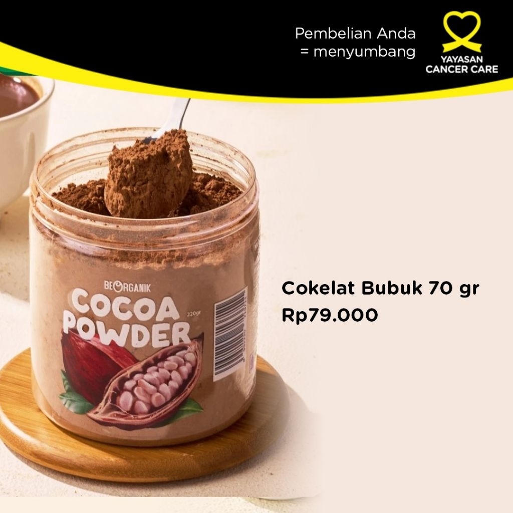 

Beorganik Pure Chocolate Cocoa Powder Bubuk Cokelat Bubuk 220 gr