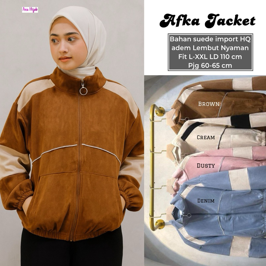 AFKA JACKET BY ANA HIJAB SEOUL PARKA JACKET BY ZAHARA BAHAN SWEADING