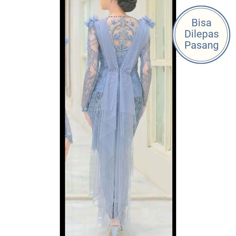 Terbaru selendang kebaya model belakang/sayap Pundak kebaya/selendang syal panjang 130 cm