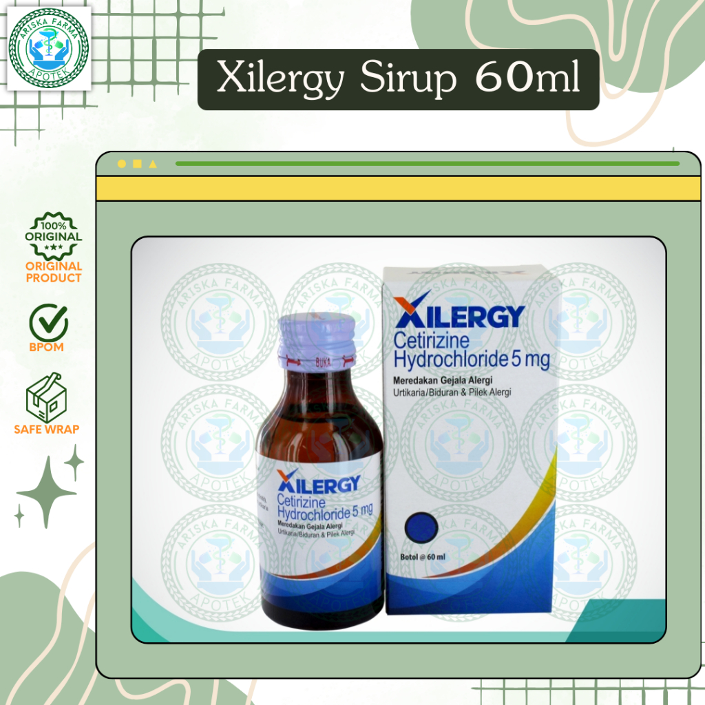 

Xilergy Sirup 60ml per botol