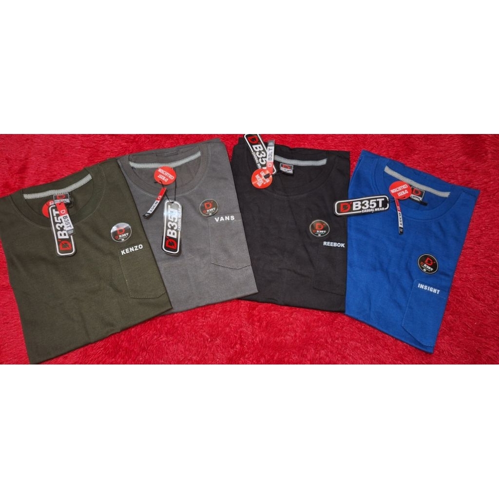 KAOS PRIA POCKET SAKU DEPAN