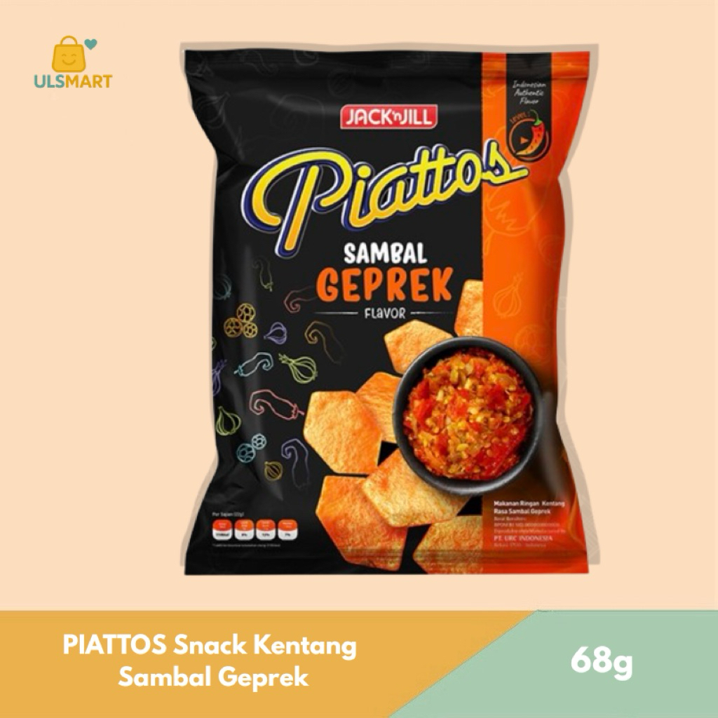 

PIATTOS Snack Kentang Sambal Geprek 68 g