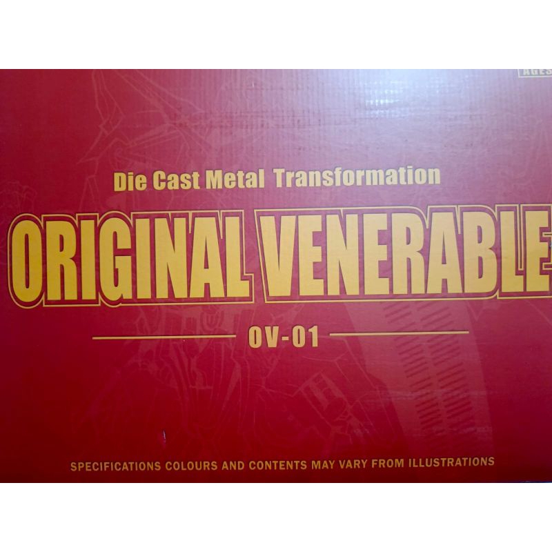 SentinelPrime OV.01 Original Venerable Transformers Deformation