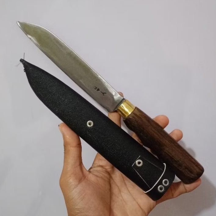 PISAU DAGING BELATI SESET CAP GARPU BAHAN BAJA BERING /LAKER ORIGINAL LOKAL BAROS BANTEN