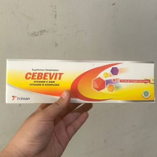 Cebevit Kaplet – Vitamin C & B Kompleks – Suplemen Daya Tahan Tubuh