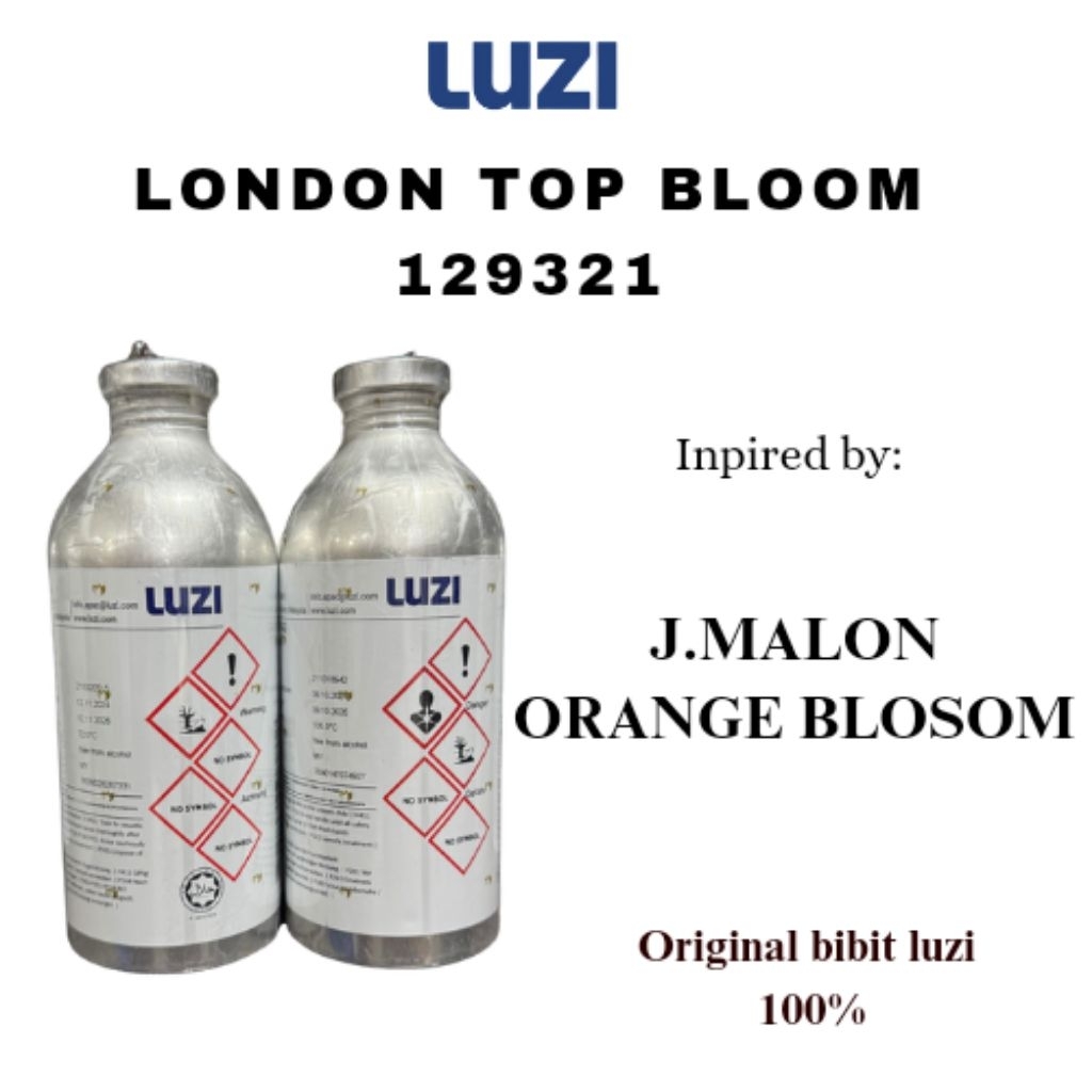 BIBIT LONDON TOP BLOOM LUZI | INSPIRED BY JM ORANGE BLOSOM | BIBIT LUZI 100ML REPACK