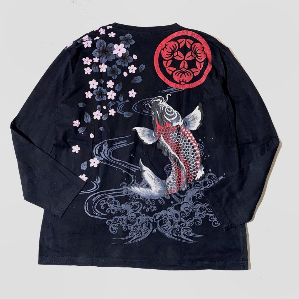 SUKAJAN KOI KARAKURI LONG SLEEVE | KAOS LENGAN PANJANG | G4H