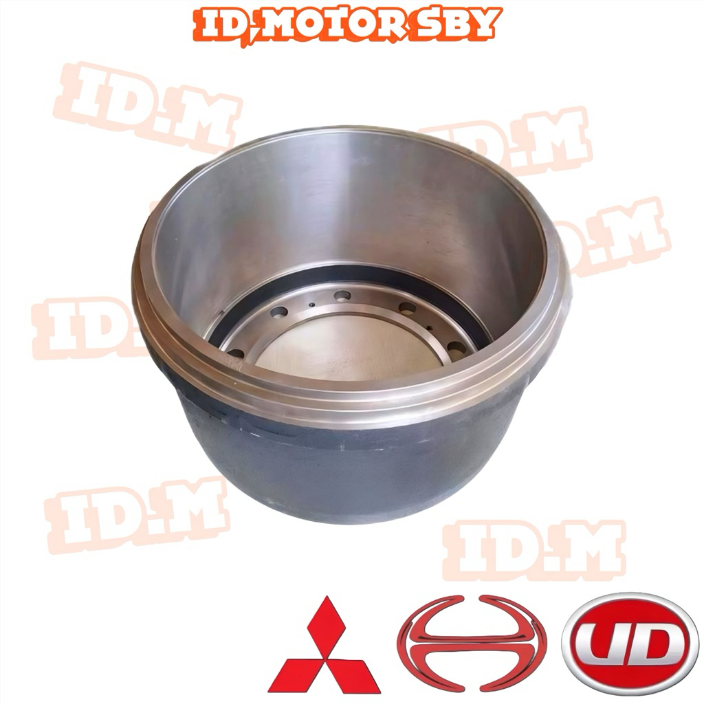 Brake Drum Rear Tromol Belakang HINO RN RM280 RM285 Lubang 10