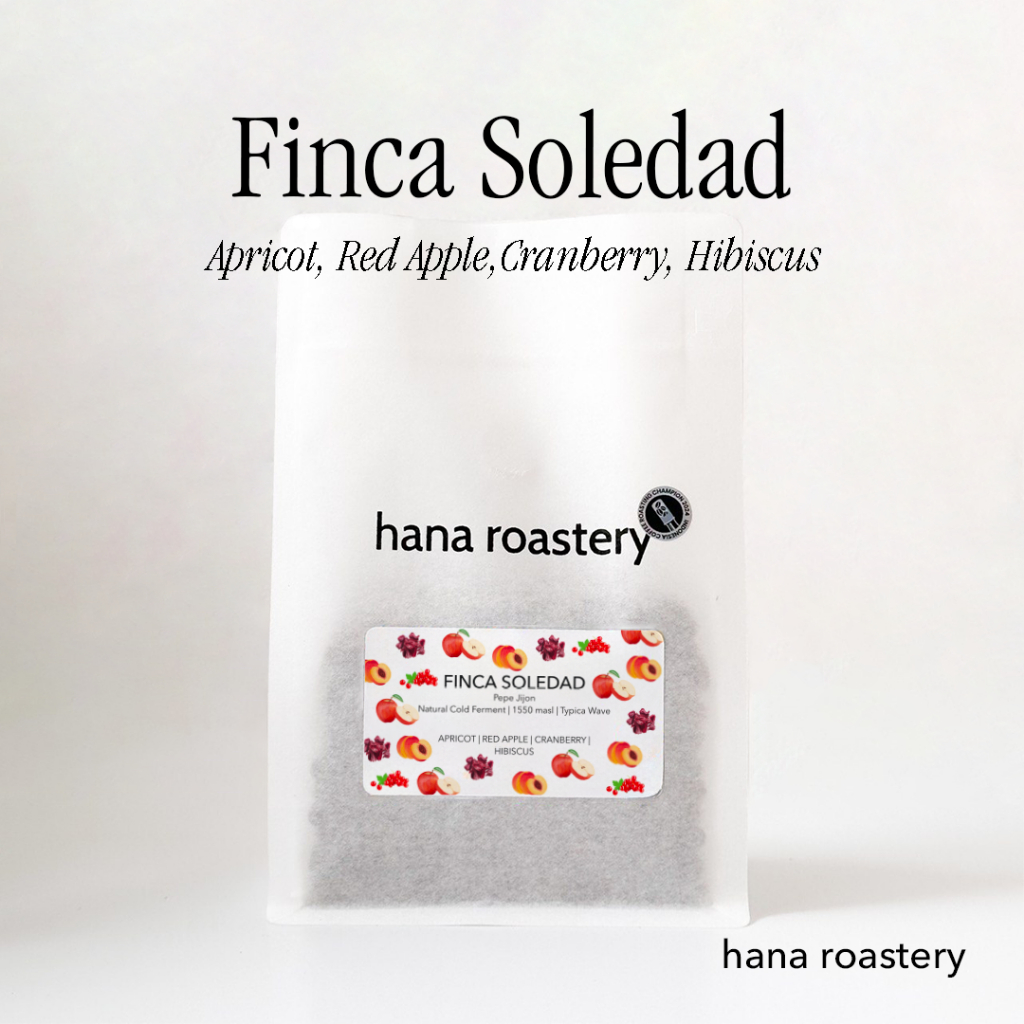 

Exotics Series - Finca Soledad Typica Wave - Wave Natural - Hana Roastery - Filter Coffee - Kopi Arabika Specialty