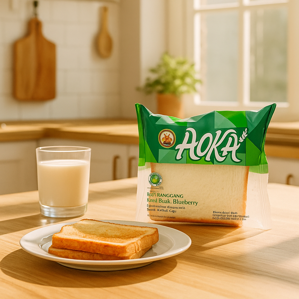 

Roti AOKA Banyak Varian Rasa Roti Panggang 65gr