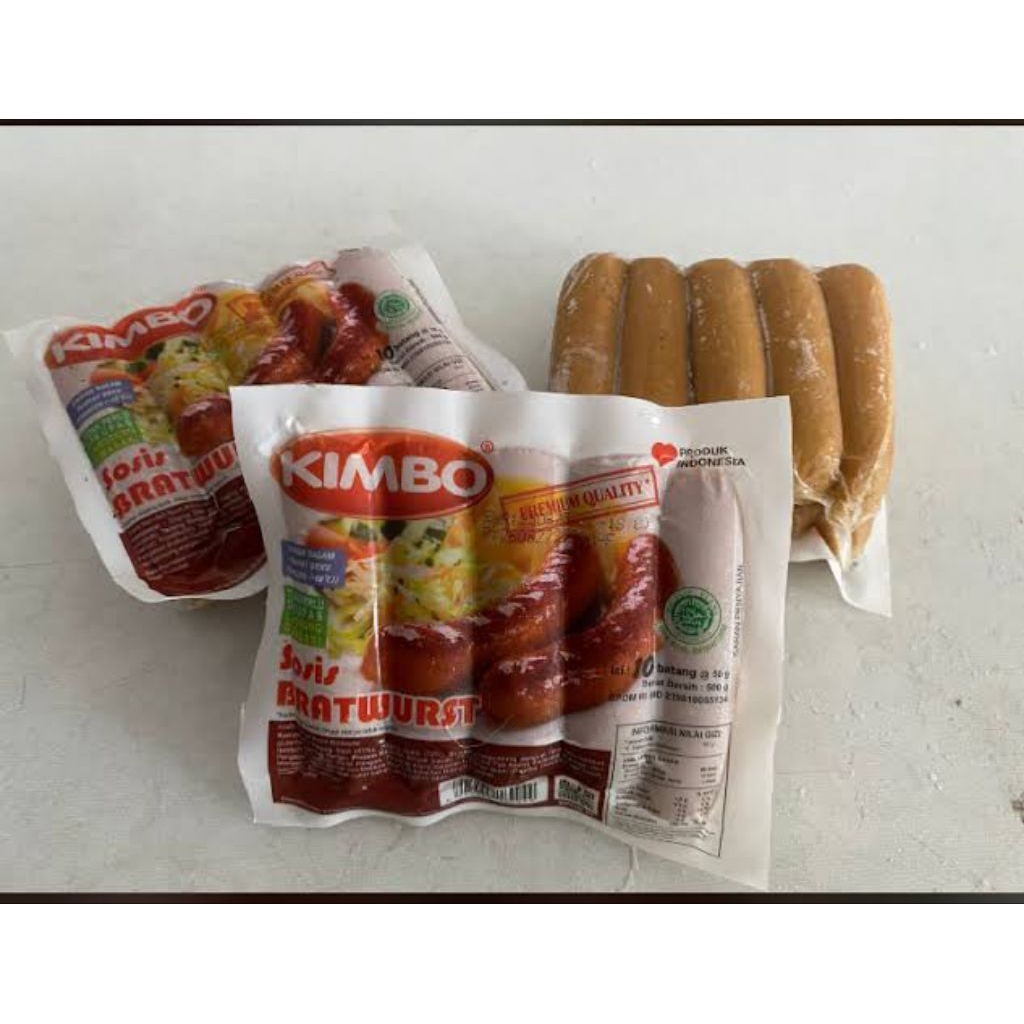 

Sosis Bakar Kimbo Mini 500gr Isi 10