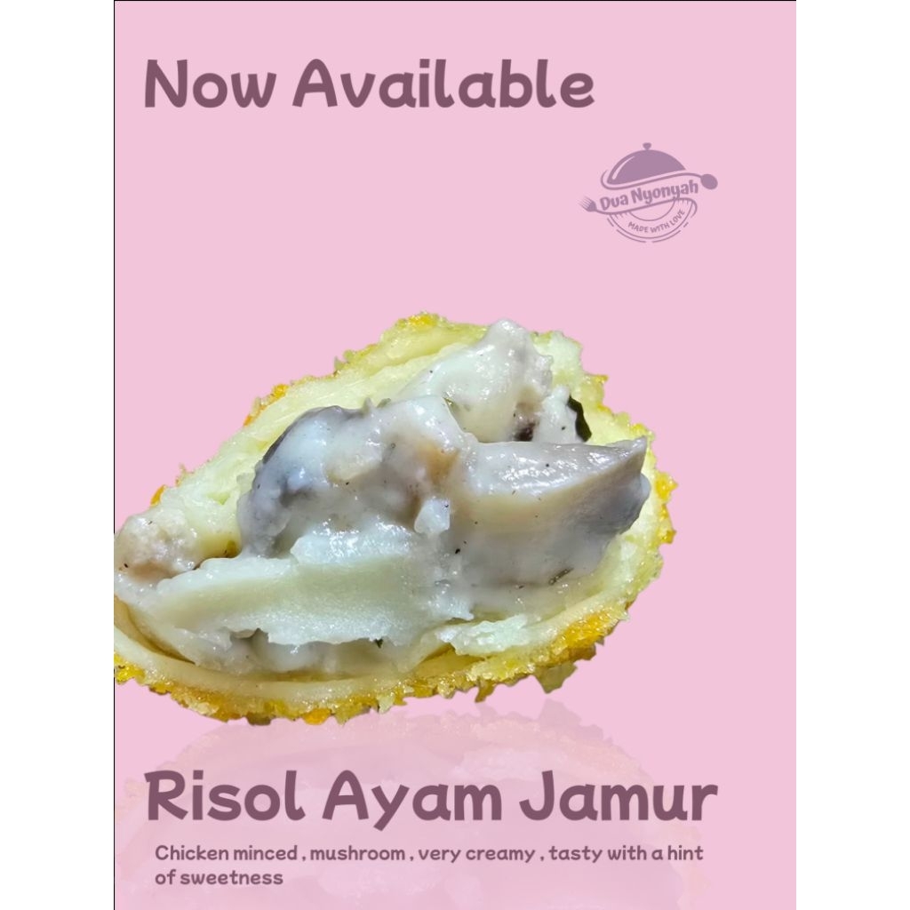 

Risol ayam jamur / Risol Frozen ayam jamur