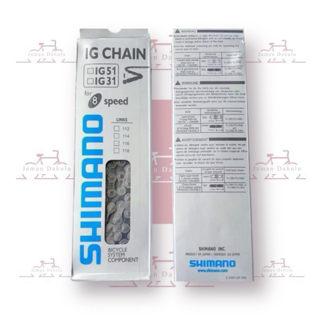 Rantai Rantee Sepeda IG51 Chain sepeda Gunung MTB Lipat 7-8 Speed