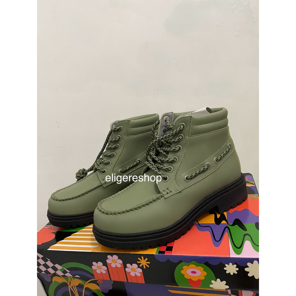 [NEW] Sepatu Boots Adorable Projects Project Way Boots Green size 35