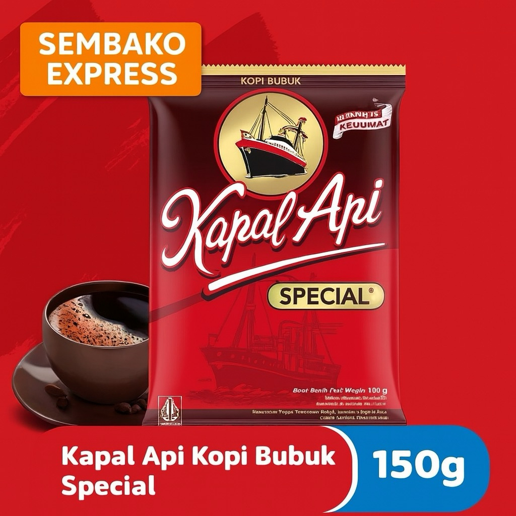 

Kapal Api Special Merah 150g – Aroma Kopi Kuat, Semangat Maksimal
