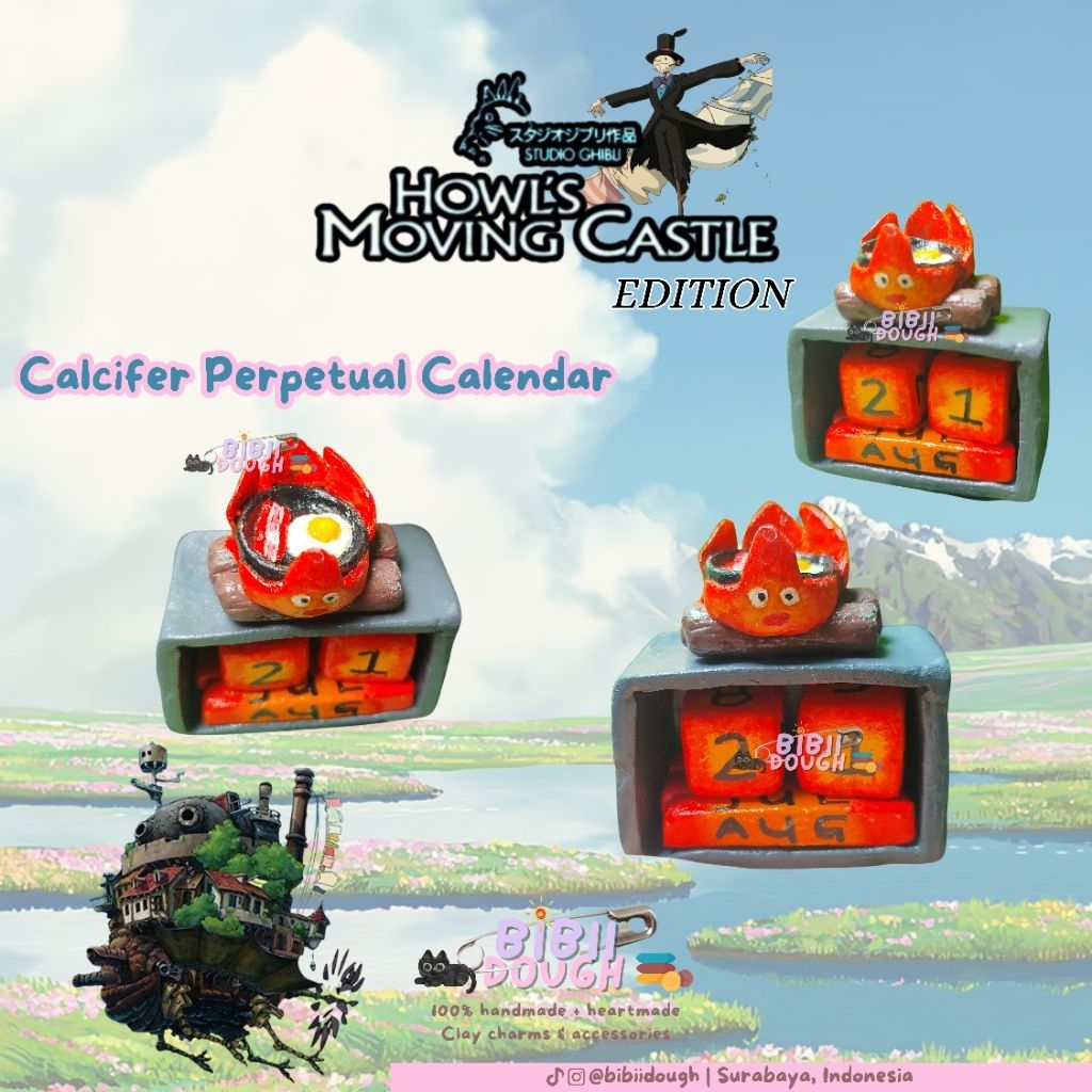 

BibiiDough - Calcifer Perpetual Calendar
