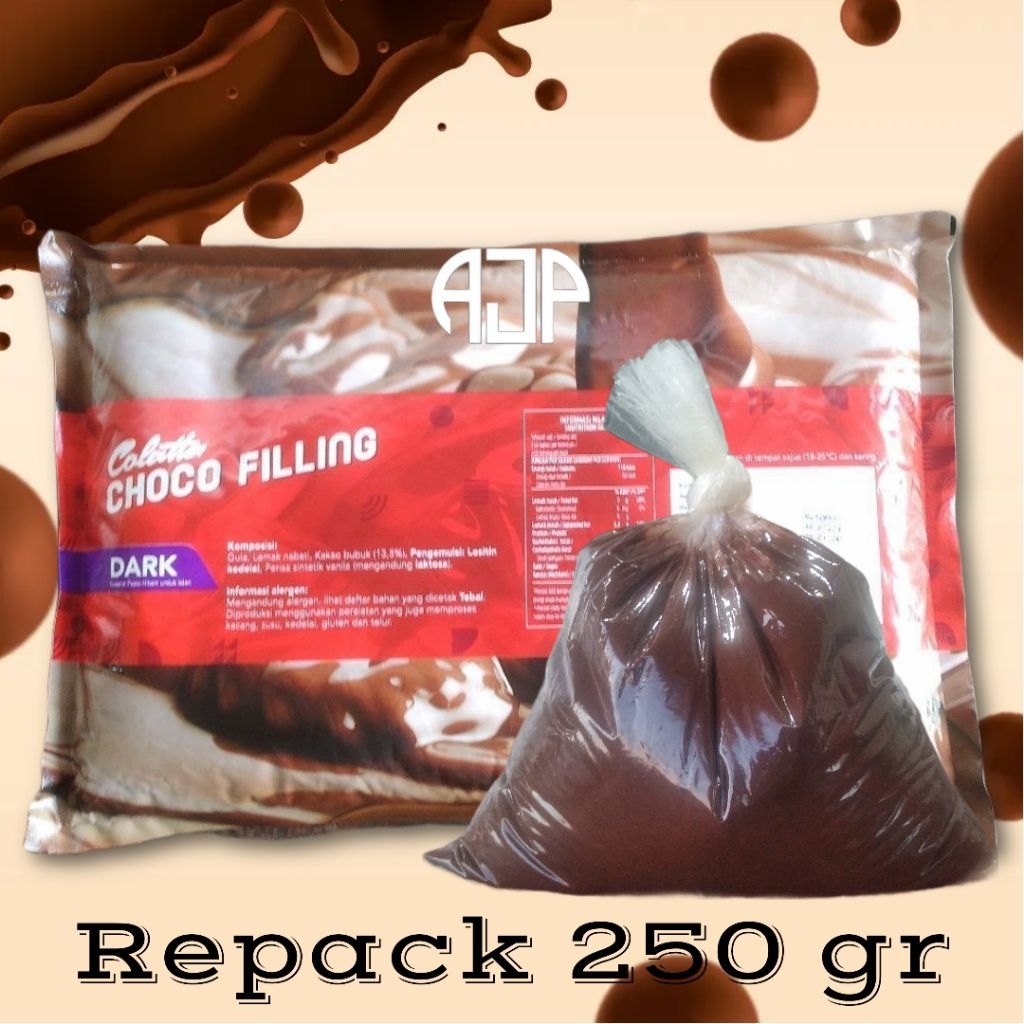 

Colatta Dark Cokelat Filling / Cokelat Pasta | Repack 250 gr