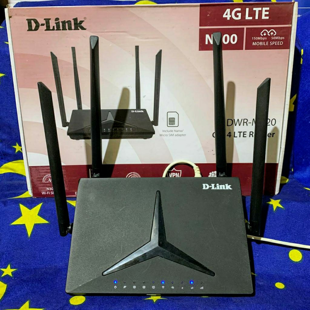 D-Link DWR-M920 DWR-9532V2 DWR-920A1 DWR-921 Wifi 4G Router Unlock All Oprator 4G LTE Band 1'3'5'8'4