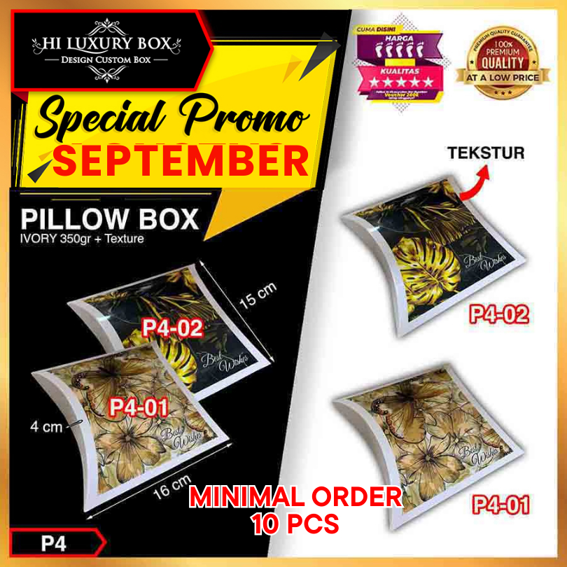 

Pillow Box Packaging Souvenir Murah Serbaguna P4