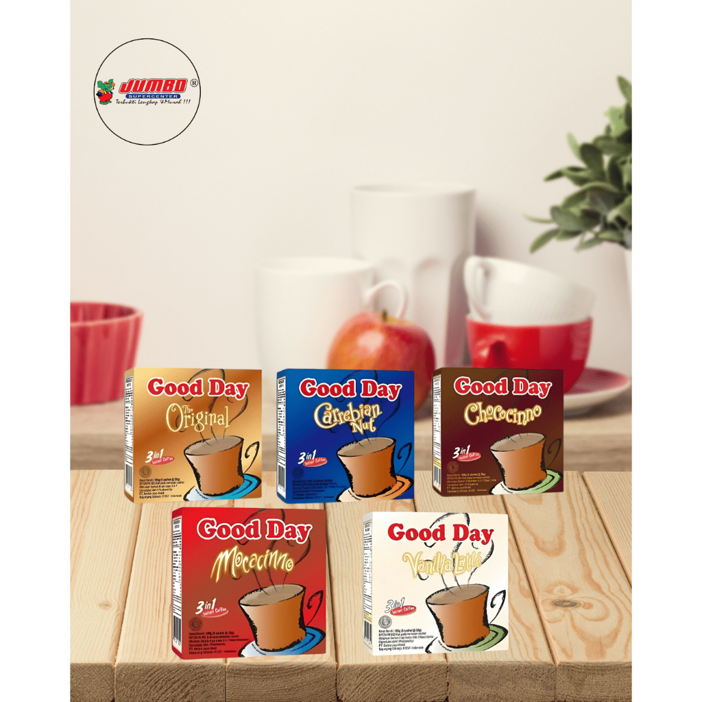 

Gooday Box isi 5 Sachet /Kopi Susu/Kopi Bubuk/Kopi Kemasan/Kopi Gooday