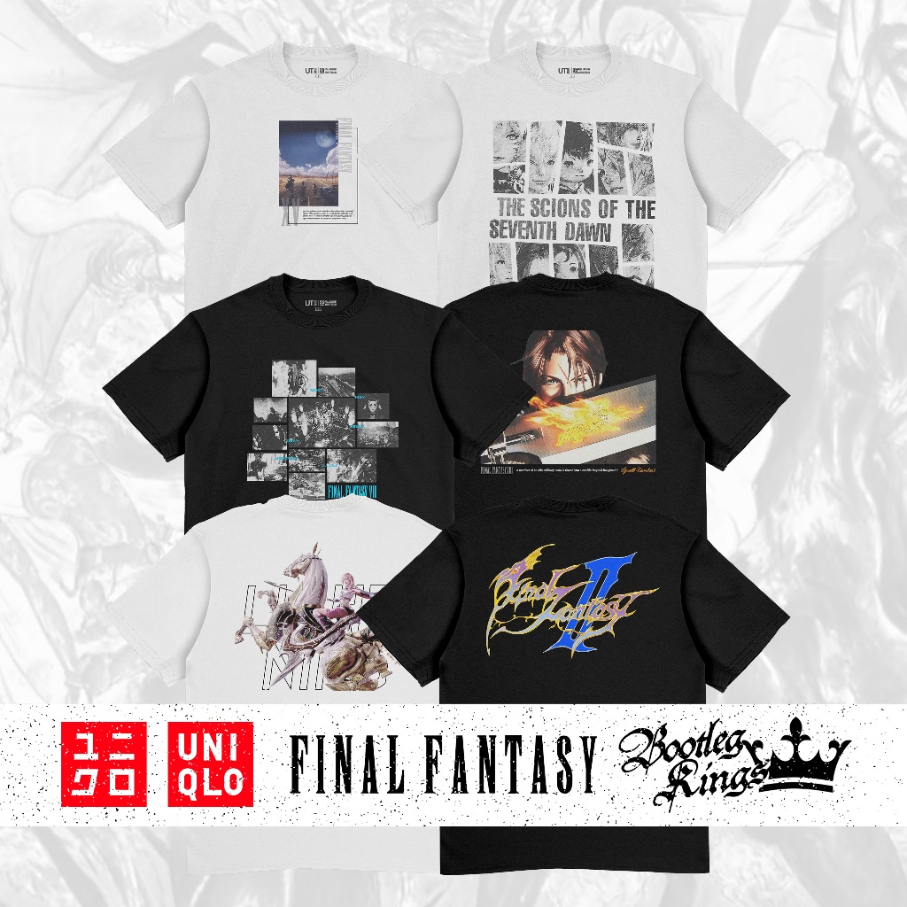 [HOT] UNIQLO X FINAL FANTASY 35 TH ANNIVERSARY UT GRAPHIC T-SHIRT | MATERIAL 24s COTTON COMBED ASLI 