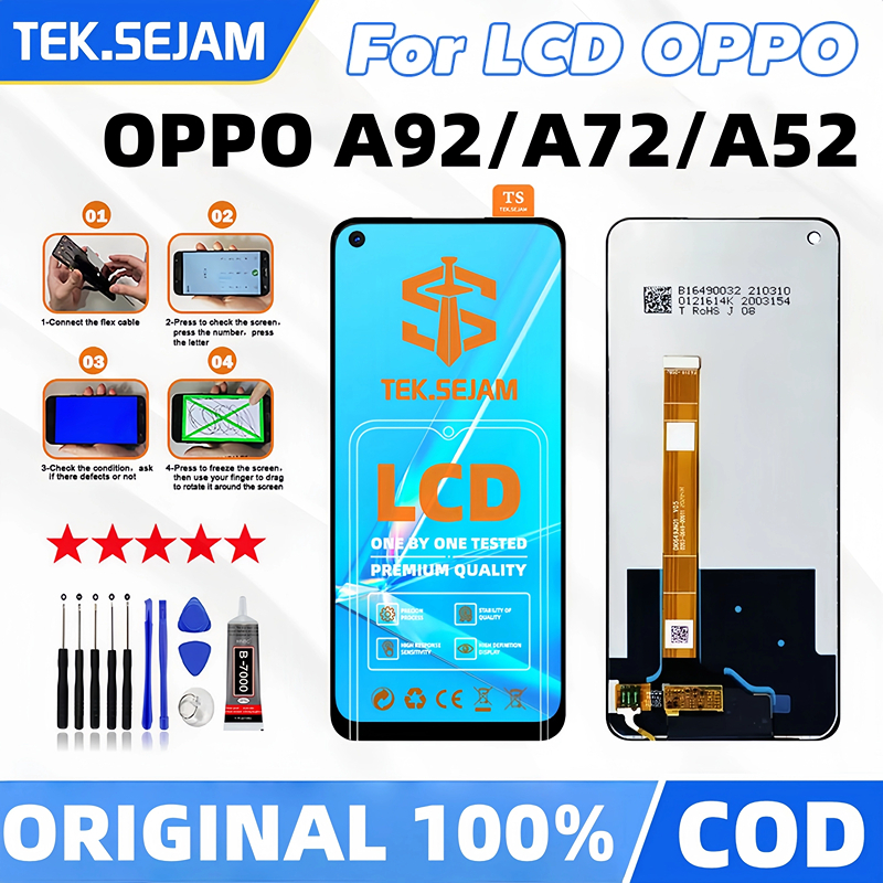 LCD TOUCHSCREEN OPPO A92-OPPO A72-OPPO A52 ORIGINAL 100% 1st FULLSET