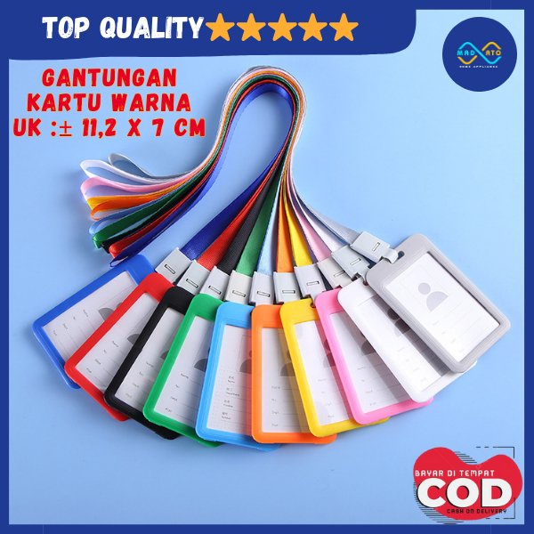 

MD ID CARD GANTUNGAN KARTU NAMAMOTIF POLOS TANDA PENGENAL GANTUNGAN KARTU NAMA GANTUNGAN KARTU WARNA