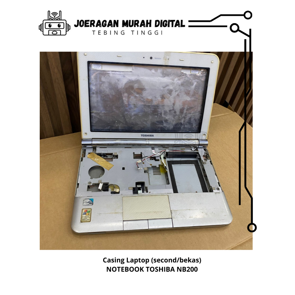 Toshiba Laptop NB200 Casing Notebook (SECOND/BEKAS) 100% ORIGINAL