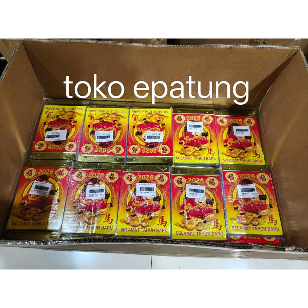 

Kalender Calendar Indonesia Robek / sobek - murah- Kuda - Harian Tahun 2026 Ukuran Sedang - 1 Dus / 100 pcs - Eceran