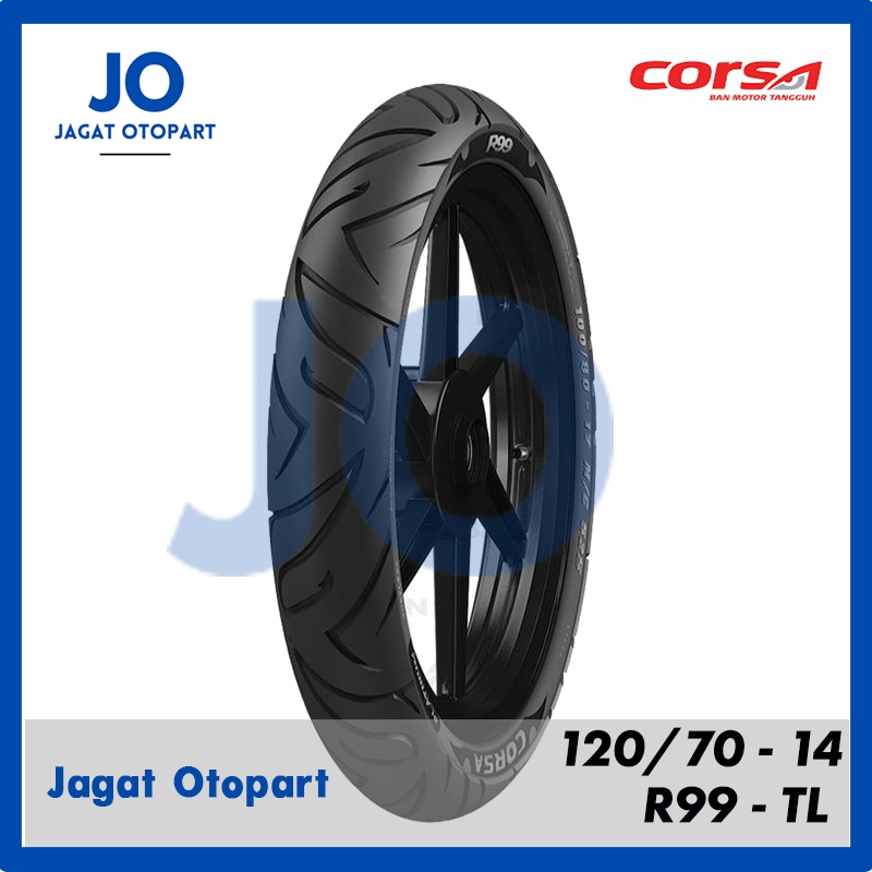 JAGAT Ban motor matic Corsa R99 120 70 14 platinum ban aerox pcx