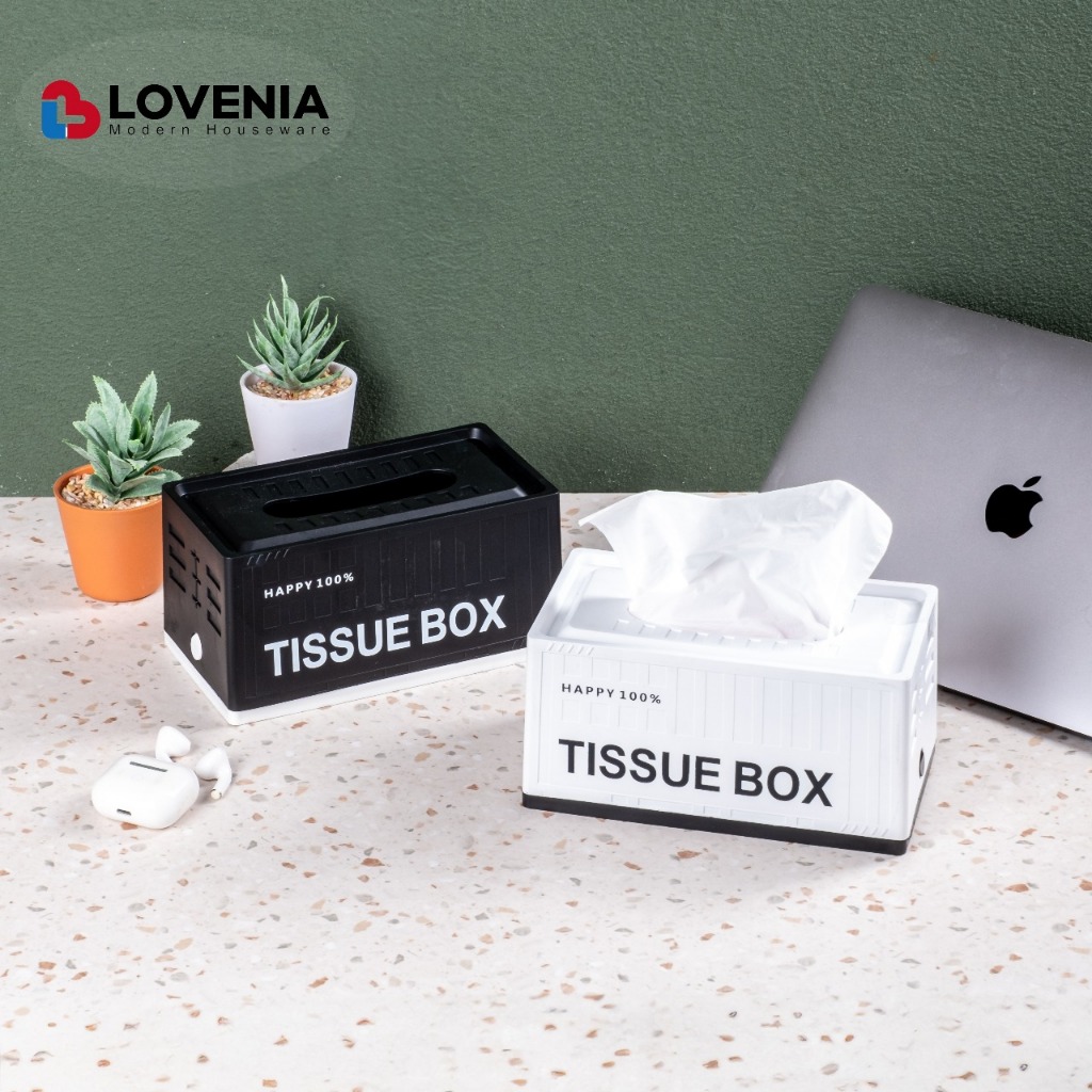 TISSUE BOX KONTAINER / KOTAK TISU ELEGANT DAN MINIMALIS FORTUNA LOVENIA
