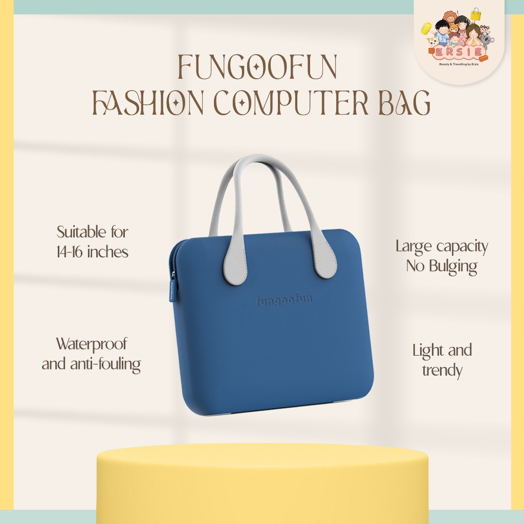 Fungoofun Computer Bag | Tas Laptop Anti Air Silikon