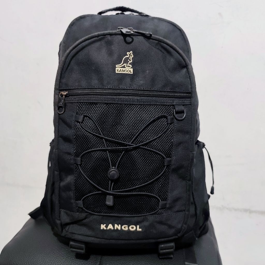 Kangol Backpack / Ransel Kangol Hitam