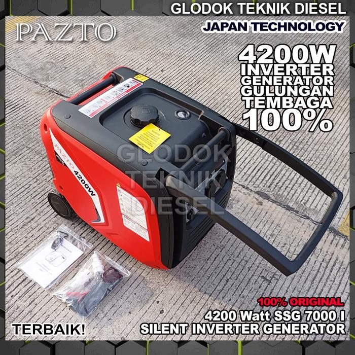 Silent Genset Inverter 3000 watt 4000 Watt Silent Inverter Gasoline Generator 4200 - 3700 Watt Super