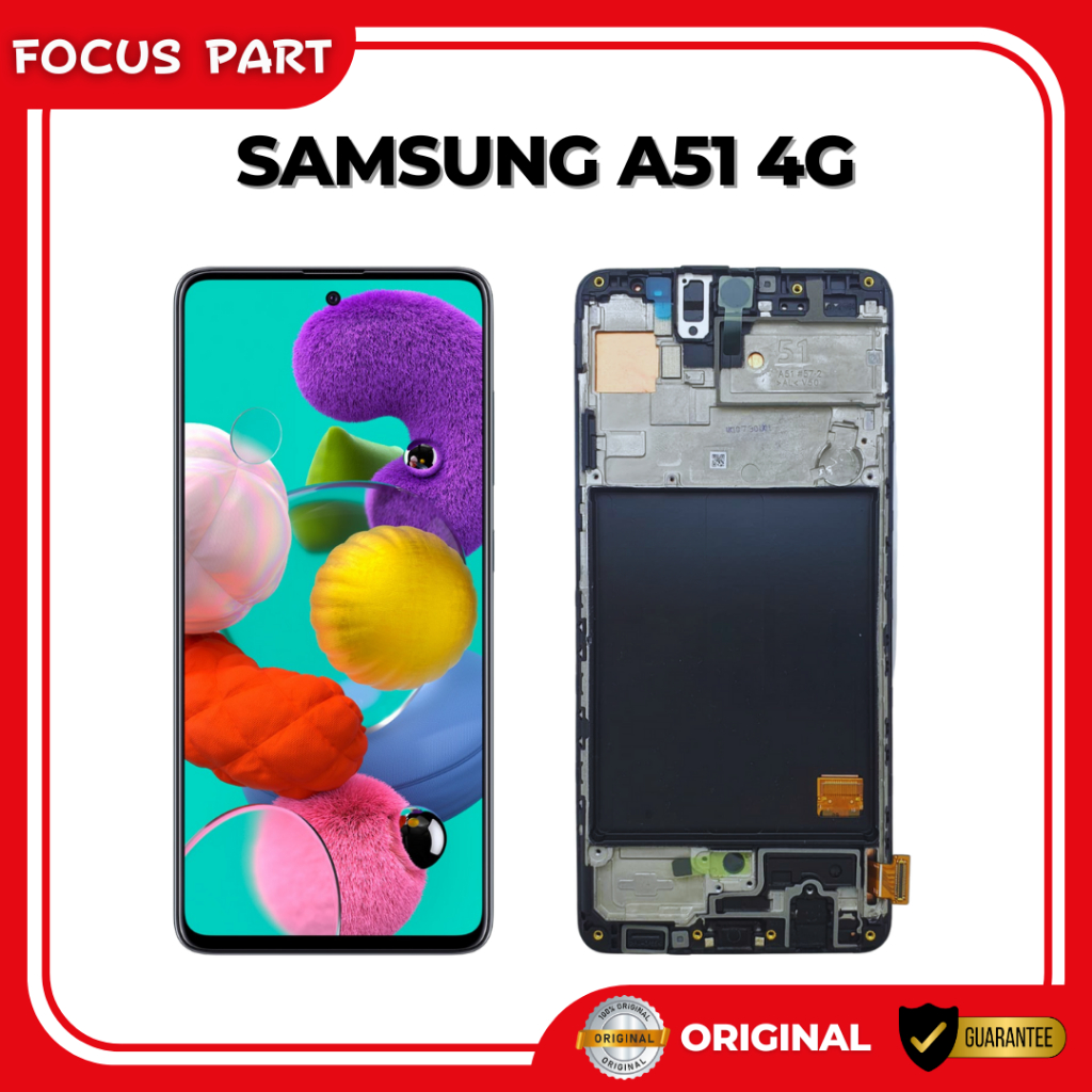 LCD + FRAME SAMSUNG GALAXY A51 4G SM-A515F SUPER AMOLED ORIGINAL