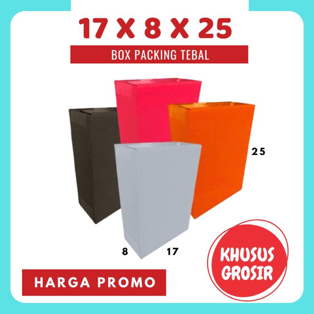 

Box 17x8x25 A1 / Kardus 17x8x25 A1 Packing Karton / Dus 17x8x25 A1 Kotak Botol Kemasan Diva Box