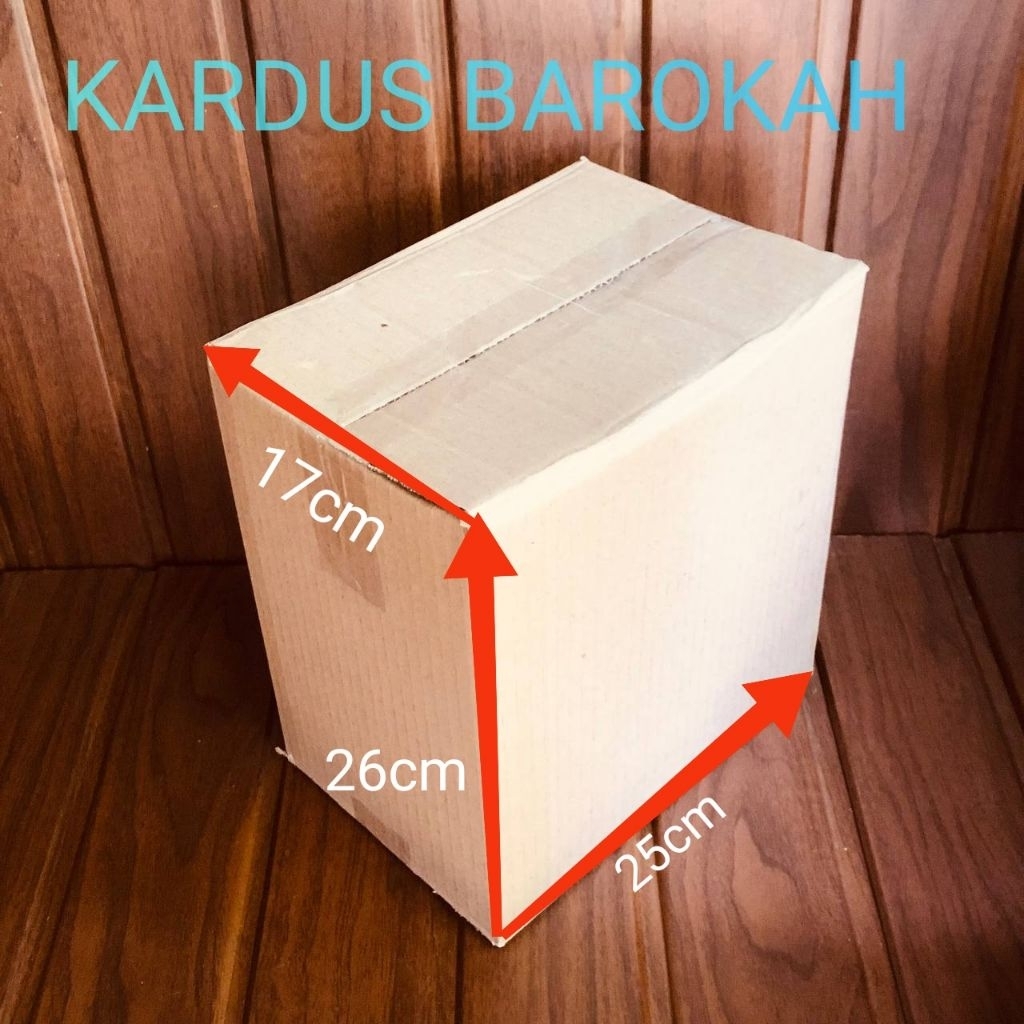 

KARDUS BARU POLOS 25cm x 17cm x 26cm Tebal 3mm Belum Pernah Pakai Singel Wall Untuk Packing Paking Besar Dus Karton - Kardus Barokah