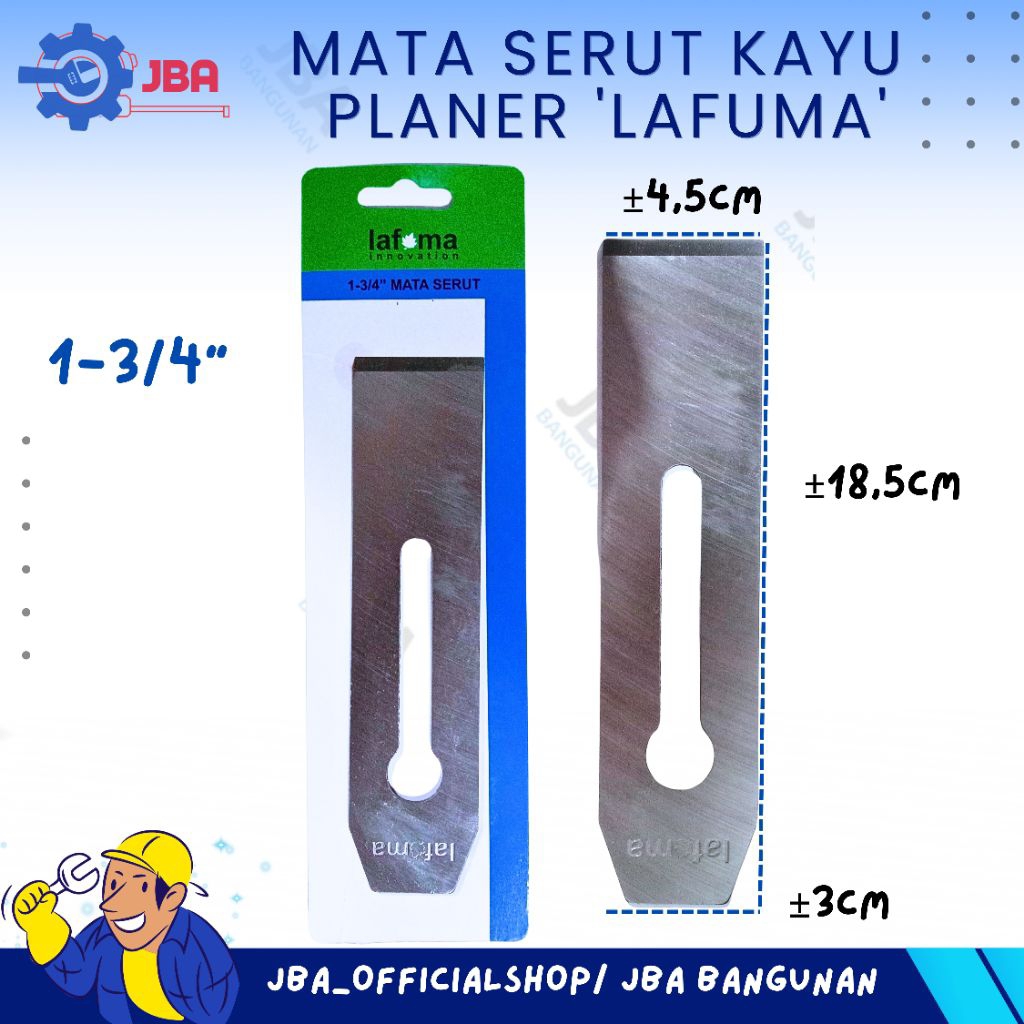 MATA SERUT KAYU MANUAL 1- 3/4"  'LAFUMA' / Mata Serut Kayu