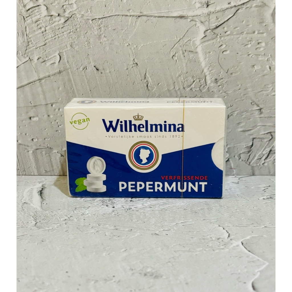 

Wilhelmina permen Belanda rasa peppermint 100gr ori Nederland