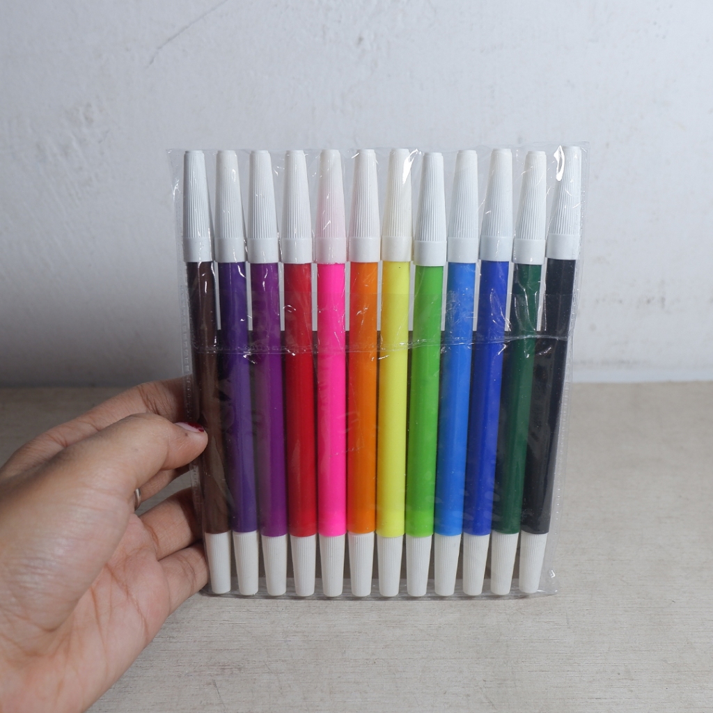 

Squair Spidol Kelir Air Warna Murah Isi 12 Pcs