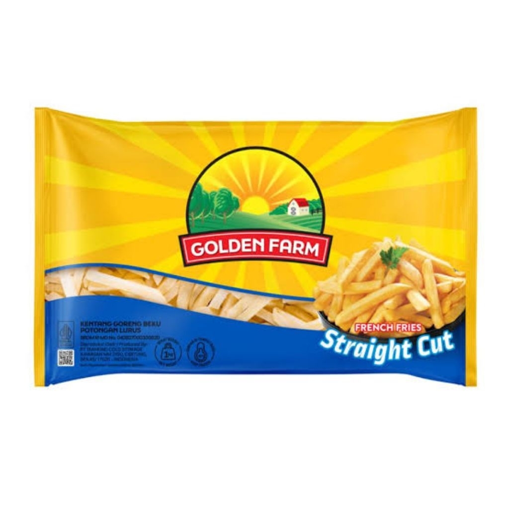 

KENTANG GOLDEN FARM STRAIGHT CUT 500GR