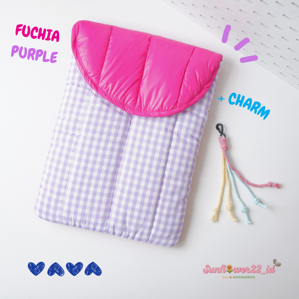 CUCI GUDANG Sunflower Puffy Laptop Sleeve Laptop Sleeve Tas Laptop
