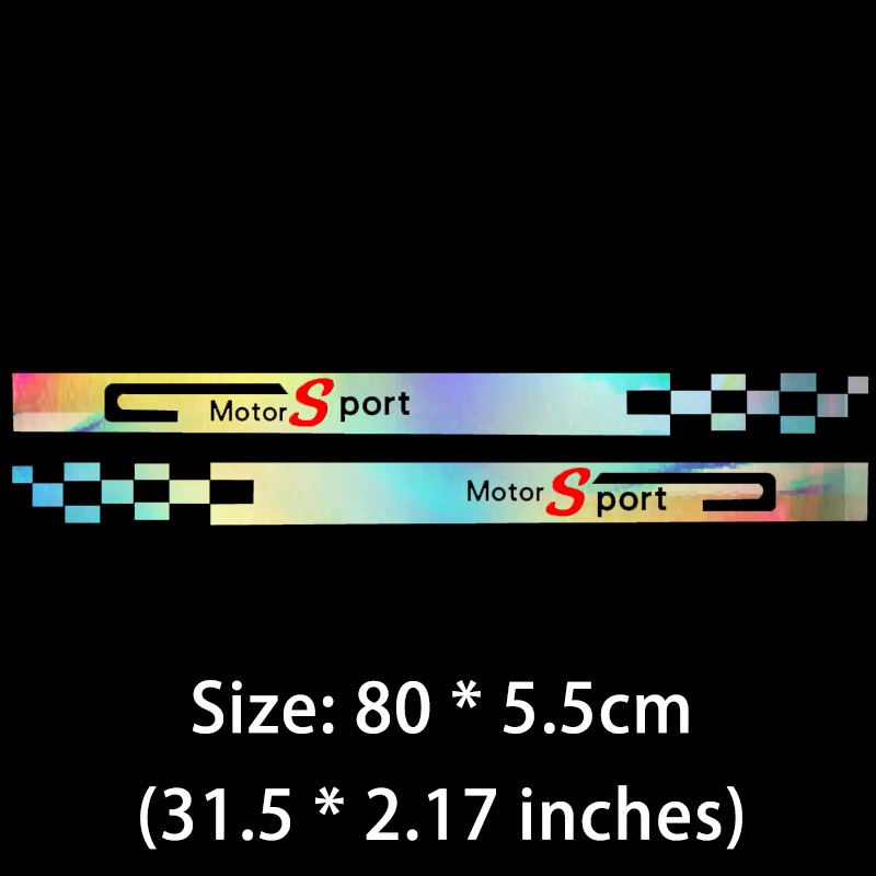 sticker motorsport stiker motor sport laser crome