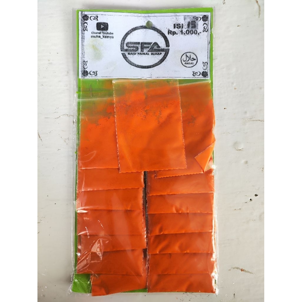 

Kesumba Kuning (Pewarna Makanan)